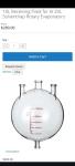 10L Glass Receiving Flask for Rotary Evaporator