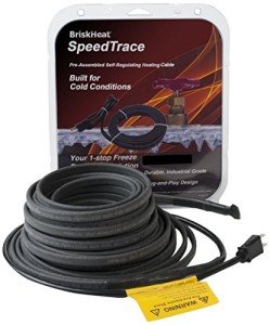 BriskHeat 6ft Self-Regulating Water Pipe Heating Cable