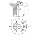 Butyl Rubber Stopper Caps for Freeze Drying - 100pcs