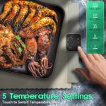 Silicone Food Warmer Mat with Timer & Temperature Settings