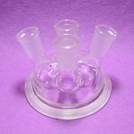 4-Neck 3000ML Reaction Flask with Clamp