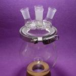4-Neck 3000ML Reaction Flask with Clamp