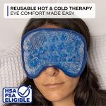 Hot & Cold Gel Bead Eye Mask for Pain Relief