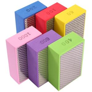 6PCS Diamond Hand Polishing Pads for Tiles & Stone
