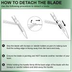 15-Pack Stainless Steel Surgical Blades and Handle