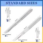 Surgical Blade and Handle Kit for Labs - 44 Pcs