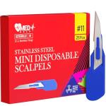MedHelp Mini Disposable Scalpel #11 - Box of 25