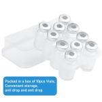 10-Pack 3ml Glass Injection Vials with Port