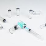 10-Pack 3ml Glass Injection Vials with Port