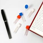 100PCS 2ml Plastic Vials with Screw Caps