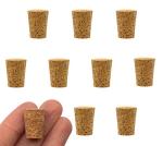 EISCO 10PK Size #3 Tapered Cork Stoppers