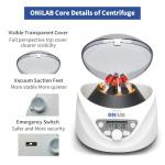 ONiLAB Benchtop Centrifuge for Lab Use