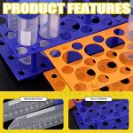 27-Piece Conical Centrifuge Tube Set with Holder