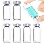 10 Pack of 10ml Glass Sample Vials with Ports