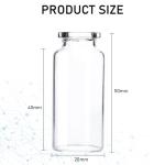 10 Pack of 10ml Glass Sample Vials with Ports