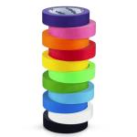 Vibrant Colored Masking Tape – 11 Roll Set