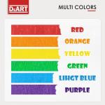 12 Pack Mini Colored Masking Tape for Arts & Crafts