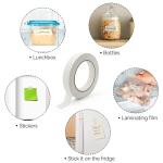 Freezer Tape, Writable, Easy Tear, 3 Rolls