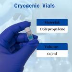 CryoKING 0.5ml Sterile Cryogenic Vials, 1000 Pcs