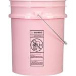 5 Gallon Pink Food Grade Bucket with Lid (2 Pack)