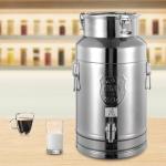 20L Stainless Steel Milk Can with Faucet & Handles