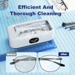 700ml Ultrasonic Jewelry Cleaner with Digital Display