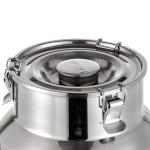 20L Stainless Steel Milk Can with Faucet & Handles