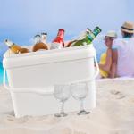 5 Gallon Plastic Buckets with Lids, Set of 4