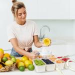 TAROSE 4-Compartment Divided Snack Serving Tray