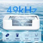 700ml Ultrasonic Jewelry Cleaner with Digital Display
