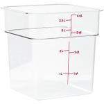 Cambro 4-Quart Square Polycarbonate Food Container