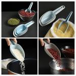Plastic Ice Scoop Set for Kitchen & Food Use