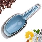 Plastic Ice Scoop Set for Kitchen & Food Use