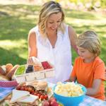 TAROSE 4-Compartment Divided Snack Serving Tray