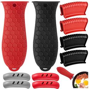 Silicone Pot Handle Covers - 10 Pack, Heat Resistant