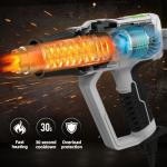Huepar Tools Heat Gun with LCD Display & Accessories