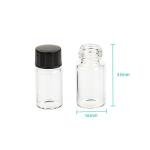100 Pack of 3ml Screw Cap Glass Vials