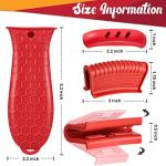 Silicone Pot Handle Covers - 10 Pack, Heat Resistant