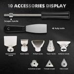 Huepar Tools Heat Gun with LCD Display & Accessories