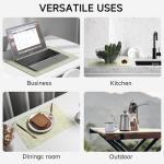 Wipeable Faux Leather Placemats Set of 6