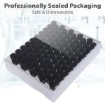 100 Pack of 3ml Screw Cap Glass Vials