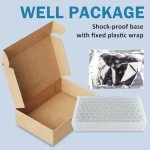 100pcs 3ml Clear Glass Vials with Caps