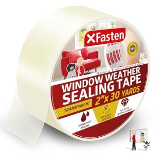 Transparent Weather Sealing Tape - 2" x 30 Yards