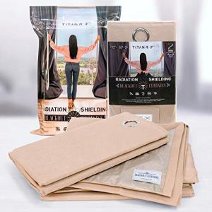 TitanRF Radiation Shielding EMF Blackout Curtains Set