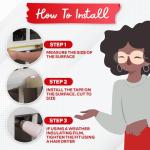 Transparent Weather Sealing Tape - 2" x 30 Yards