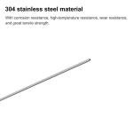 304 Stainless Steel Capillary Tubes - 4 Pack