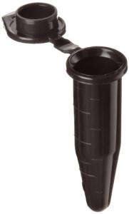 500 Pack of 1.5mL Microcentrifuge Tubes - Black