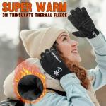 AIGEVTURE Thermal Insulated Winter Work Gloves