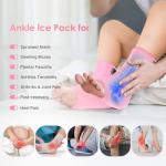 Comfitech Reusable Gel Ankle Ice Pack Wrap