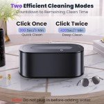 Portable Ultrasonic Jewelry Cleaner with Digital Timer